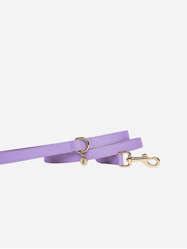 Tails & Bloom Vegan Leather Dog Lead | Lavender