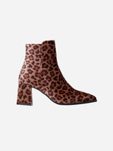 Immaculate Vegan - Leia Print Ankle Vegan Boots | Leopard