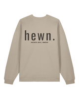 Immaculate Vegan - hewn. Mens Organic Cotton Signature Oversized Sweatshirt in Limestone Grey