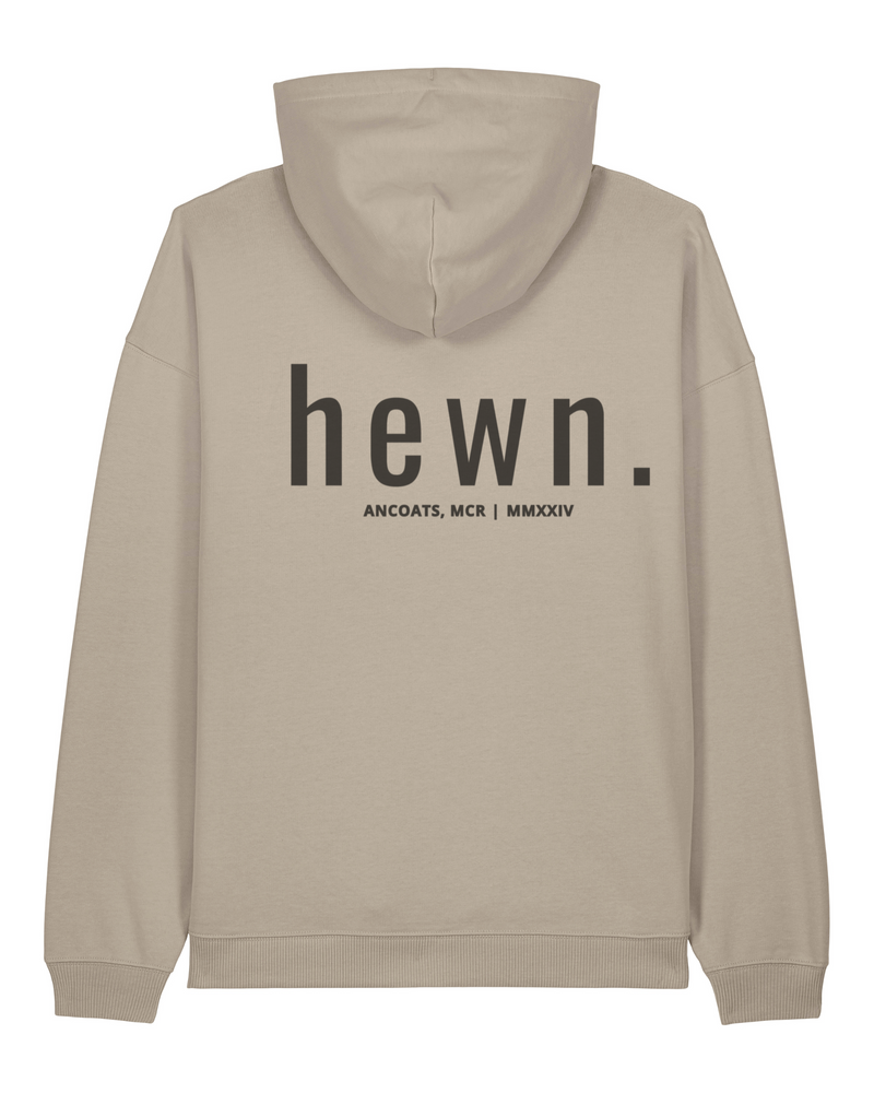 Women's Organic Cotton Signature Oversized Hoodie | Limestone Grey