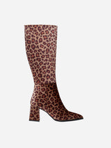 Immaculate Vegan - Liza Knee High Vegan Boot | Leopard Print