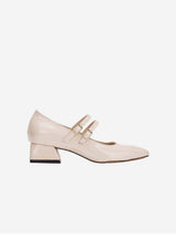 Immaculate Vegan - Forever and Always Shoes Lizbeth Vegan Leather Mary Jane Shoes | Beige