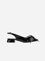 Immaculate Vegan - Prologue Shoes Lola Bow Vegan Flats | Black Patent UK3 / EU36 / US5.5 / Black Patent