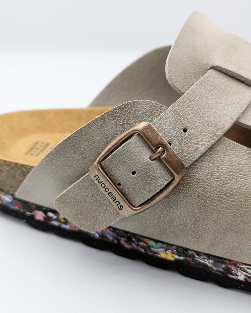 Nuoceans London Unisex Vegan Leather Clogs | Mist