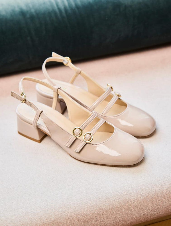 Harmony Patent Vegan Leather Shoes | Dune