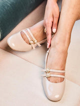 Immaculate Vegan - Harmony Patent Vegan Leather Shoes | Dune