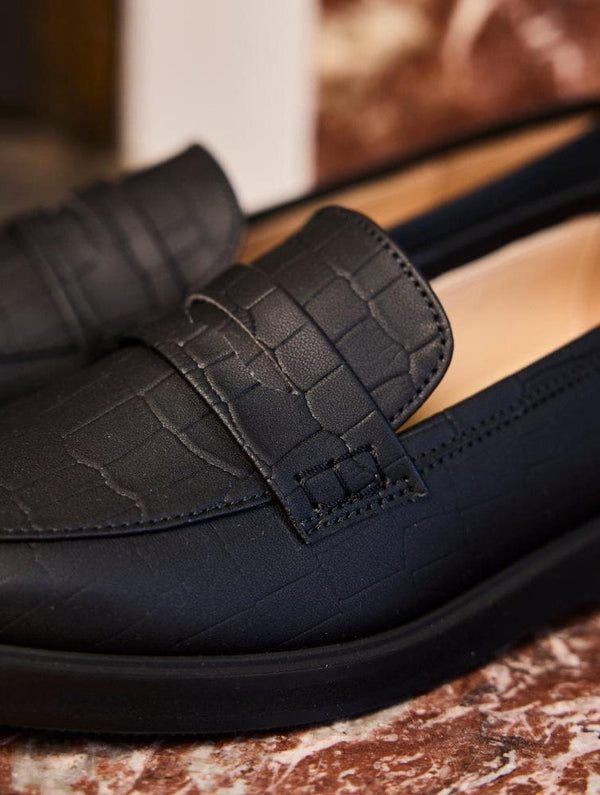 Minuit sur Terre Accord Noir croco