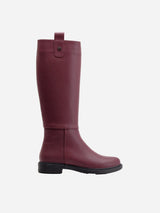 Immaculate Vegan - Prologue Shoes Maeve Vegan Suede Knee High Rain Boots | Burgundy UK3 / EU36 / US5.5 / Burgundy