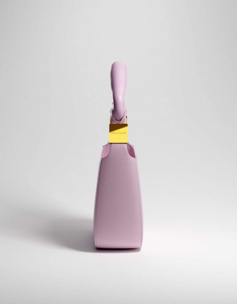 MAISON ADMIRE Mauve vegan leather bag