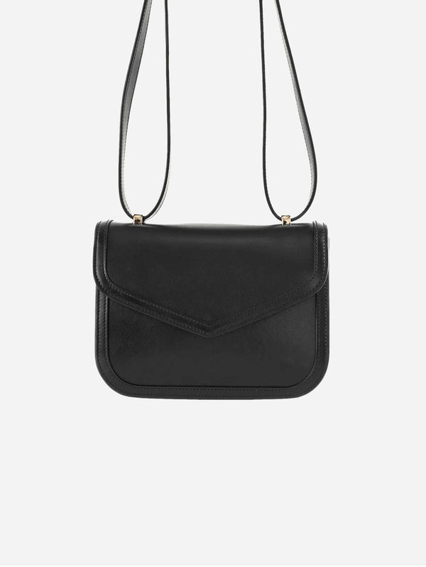 Modher Maya MIRUM® Leather Vegan Crossbody Bag | Black