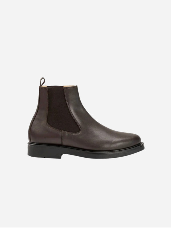 Men's Chelsea Vegan Leather Boots | Brown