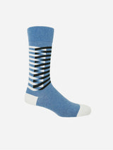 Immaculate Vegan - Peper Harow Symmetry Men's Organic Cotton Socks | Blue