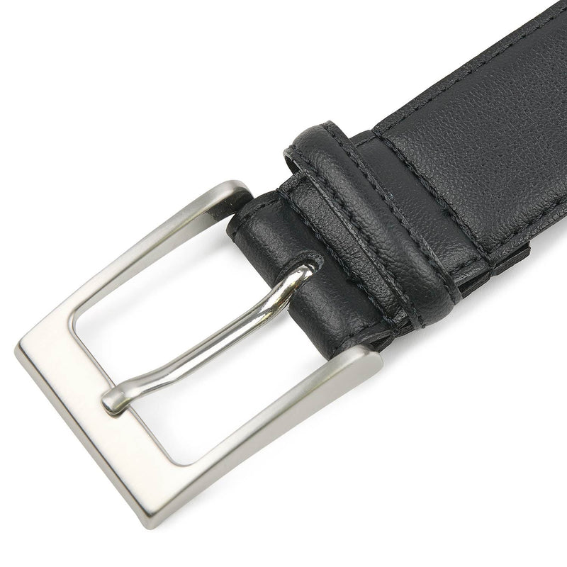 Watson & Wolfe Miller Classic Vegan Leather Belt | Black