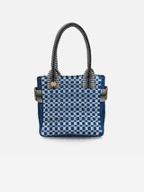 Immaculate Vegan - Stelar Kaba Mini Denim Vegan Tote Bag | Blue