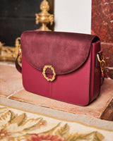 Immaculate Vegan - Minuit sur Terre Stellan Apple Leather Vegan Crossbody Bag | Burgundy