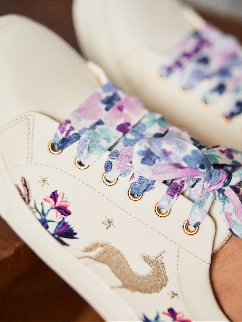 Minuit sur Terre Floral Vegan Laces | Pastel