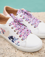 Immaculate Vegan - Minuit sur Terre Lacets Fleuris Lilas