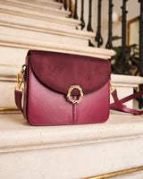 Immaculate Vegan - Minuit sur Terre Stellan Apple Leather Vegan Crossbody Bag | Burgundy