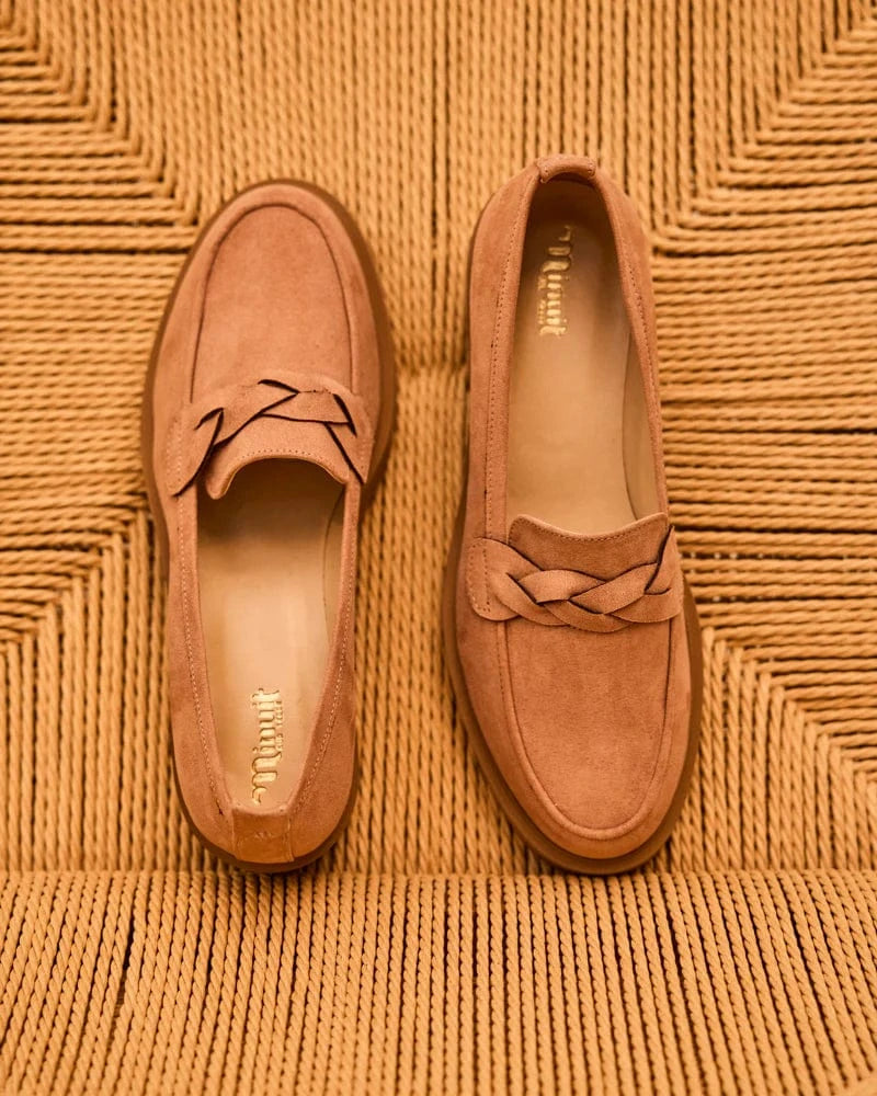 Minuit sur Terre Spell Vegan Suede Loafers | Petal