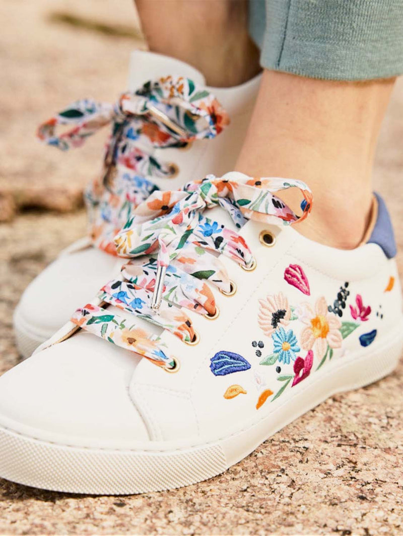 Minuit sur Terre Floral Vegan Laces | Multicoloured