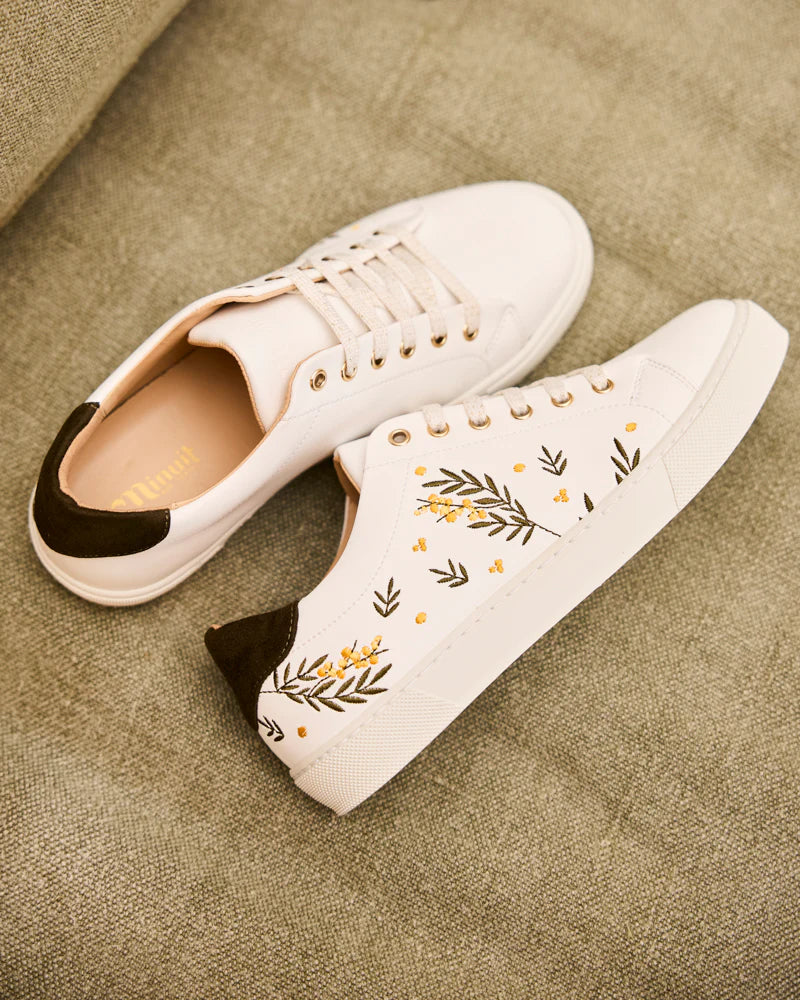 Virevolte Recycled Grain Vegan Sneakers | Mimosa