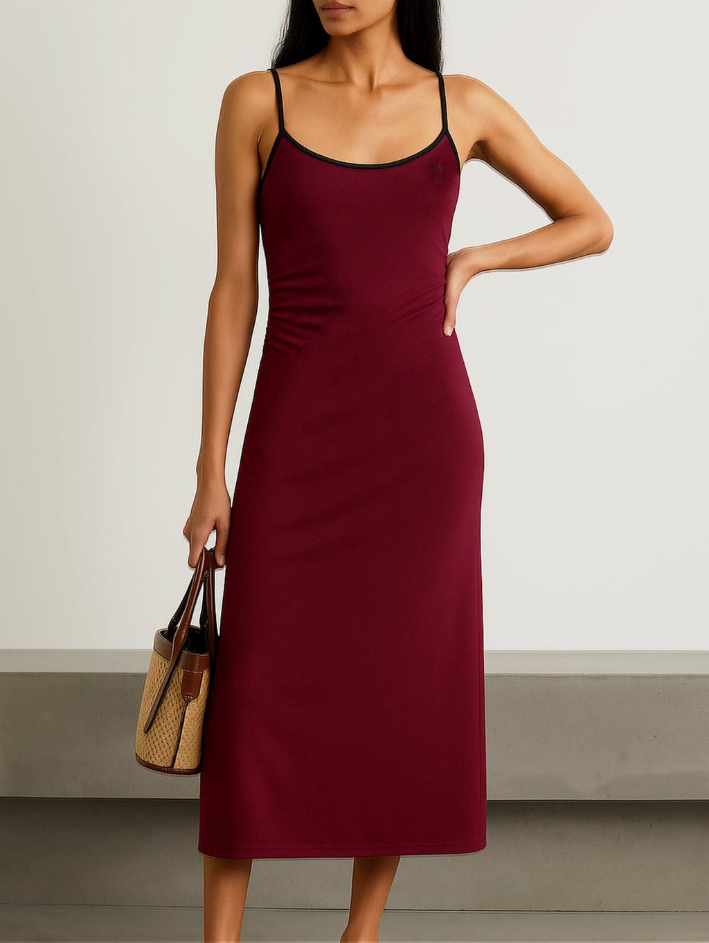 Modal Women's Midi Slip Dress | Multiple Colours Immaculate Vegan Modal Women's Midi Slip Dress | Multiple Colours Immaculate Vegan