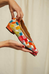 Immaculate Vegan - Frigiliana Eco Suede Vegan Ballerinas | Colourful