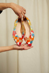 Immaculate Vegan - Frigiliana Eco Suede Vegan Ballerinas | Colourful