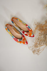 Immaculate Vegan - Frigiliana Eco Suede Vegan Ballerinas | Colourful