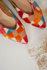 Immaculate Vegan - Frigiliana Eco Suede Vegan Ballerinas | Colourful