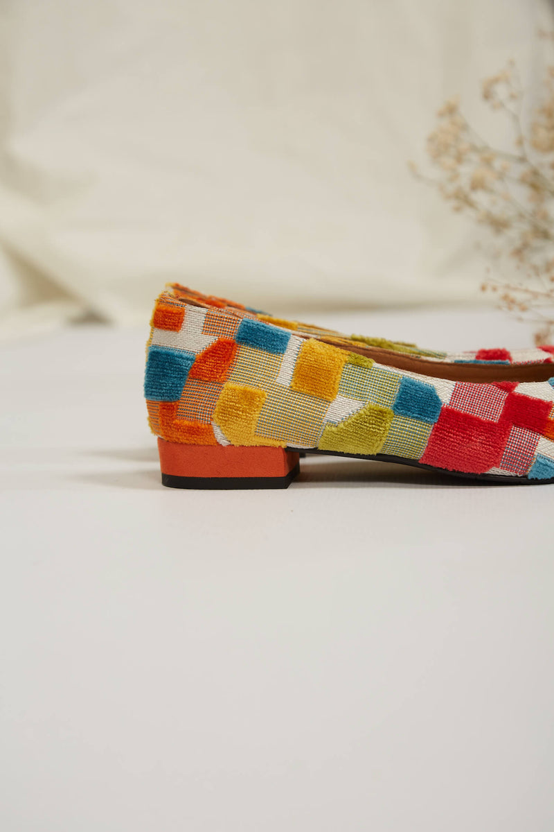 Frigiliana Eco Suede Vegan Ballerinas | Colourful