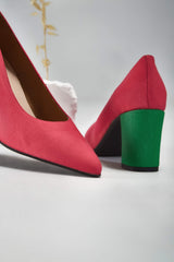 Immaculate Vegan - MOMOC Tacones cómodos Bambú RosaVerde