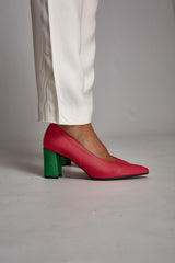 Immaculate Vegan - MOMOC Tacones cómodos Bambú RosaVerde