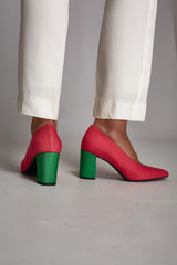 Immaculate Vegan - MOMOC Tacones cómodos Bambú RosaVerde