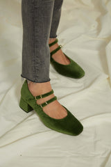 Immaculate Vegan - MOMOC Montmartre Eco Suede Vegan Sandals | Green