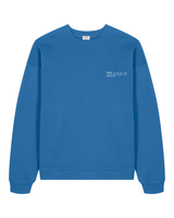 Immaculate Vegan - hewn. Mens Organic Cotton Signature Oversized Sweatshirt in Morpho Blue
