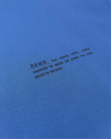 Immaculate Vegan - hewn. Mens Organic Cotton Relaxed-fit Sweatshirt in Morpho Blue