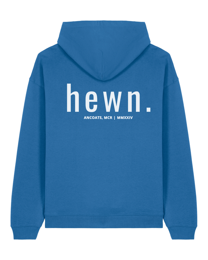Women's Organic Cotton Signature Oversized Hoodie | Morpho Blue