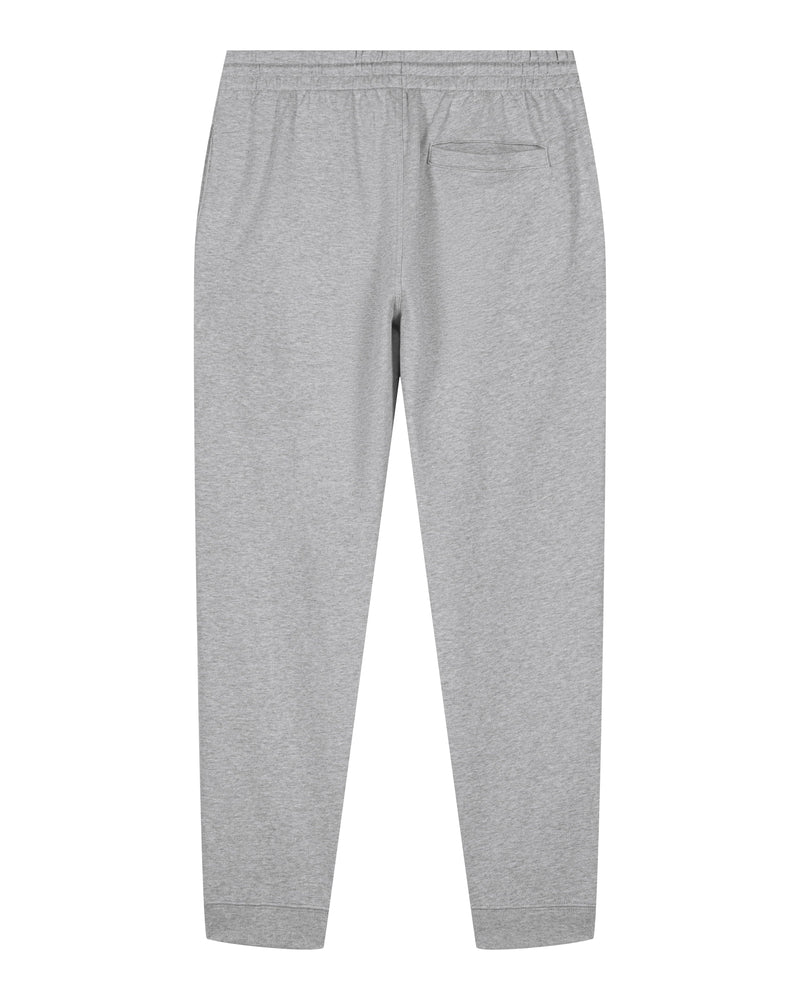 hewn. Womens Organic Cotton Relaxed-fit Joggers in Rock Grey Marl