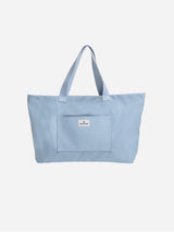 Immaculate Vegan - Souleway Natural Cotton Canvas Shopper | Dusty Blue Dusty Blue