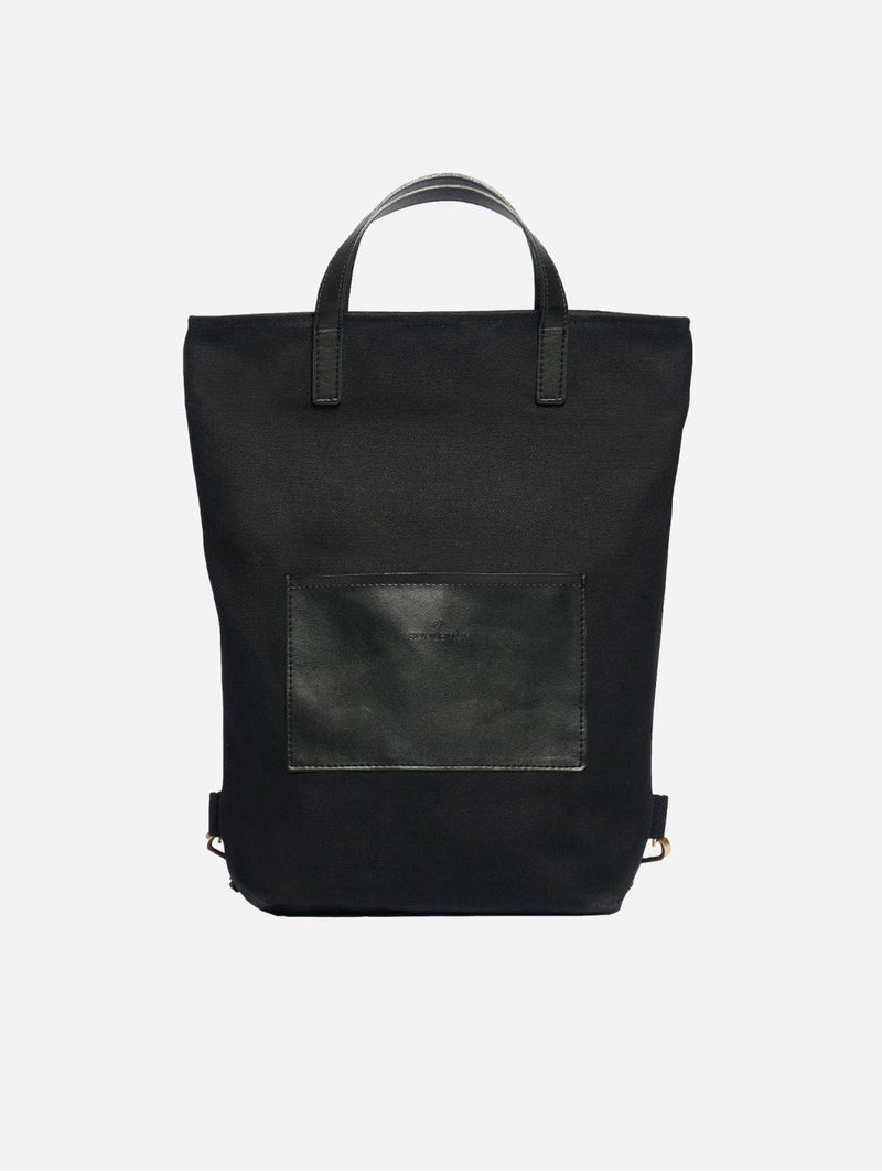 Souleway Natural Cotton Canvas Totepack | Night Black Night Black