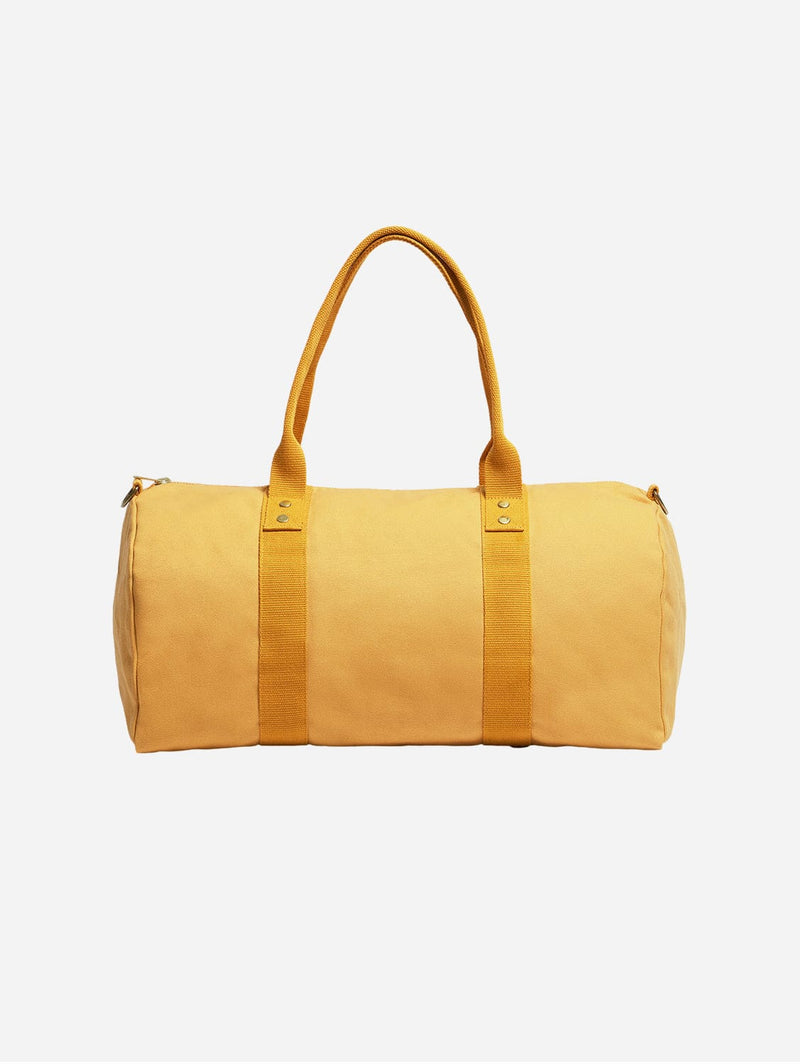 Souleway Natural Cotton Canvas Vegan Weekender | Mustard Yellow Mustard Yellow