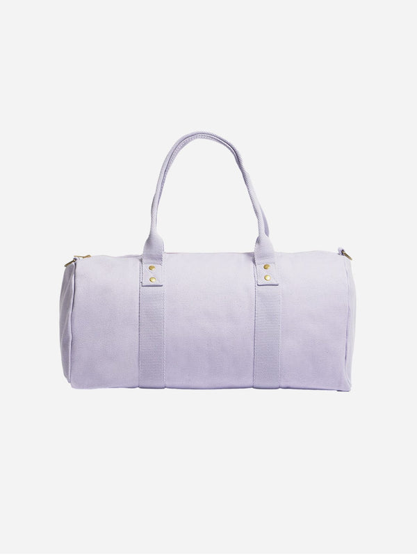 Souleway Natural Cotton Canvas Vegan Weekender | Soft Lavender Soft Lavender