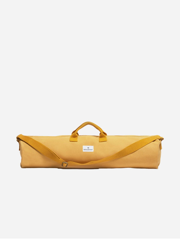 Souleway Natural Cotton Canvas Yoga Bag | Mustard Yellow Mustard Yellow