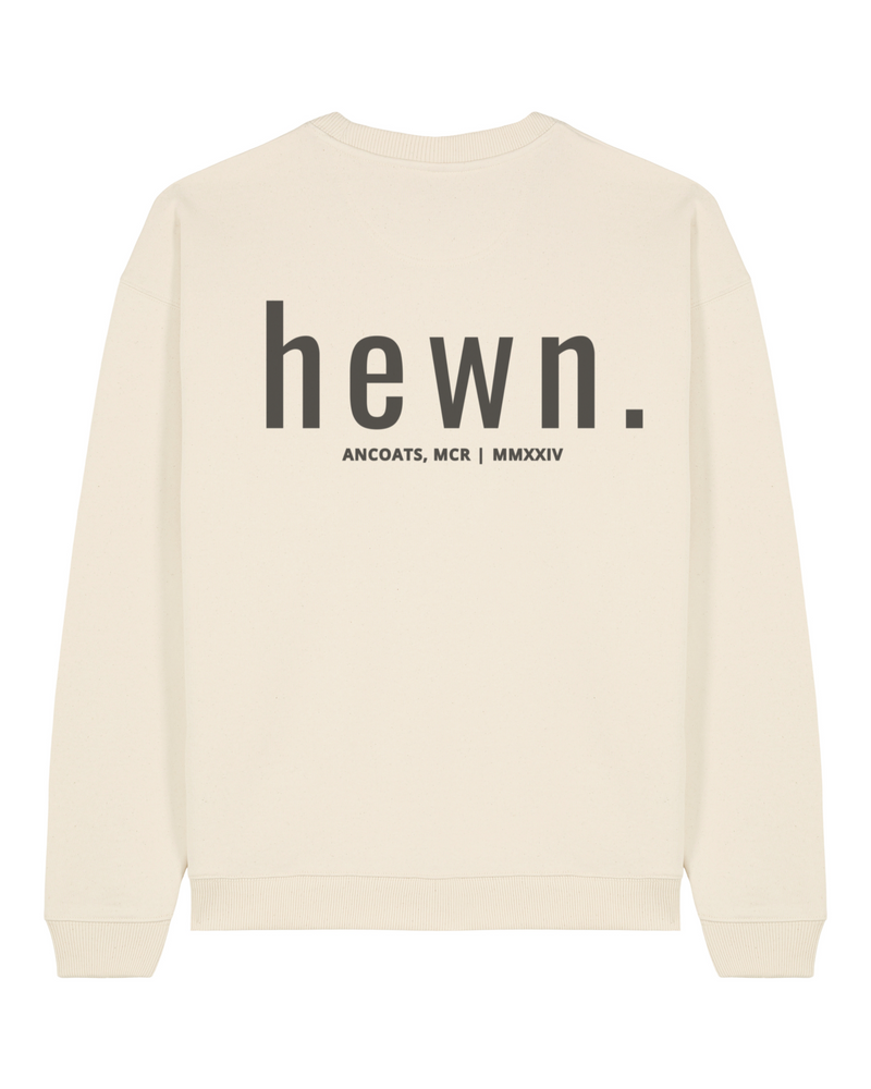 Women's Organic Cotton Signature Oversized Sweatshirt | Natural Cotton