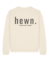 Immaculate Vegan - hewn. Mens Organic Cotton Signature Oversized Sweatshirt in Natural Cotton