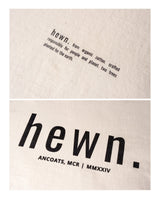 Immaculate Vegan - hewn. Mens Organic Cotton Signature Oversized T-shirt in Natural Cotton