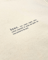 Immaculate Vegan - hewn. Womens Organic Cotton Relaxed-fit Hoodie in Natural Cotton