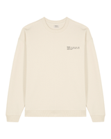 Immaculate Vegan - hewn. Mens Organic Cotton Signature Oversized Sweatshirt in Natural Cotton