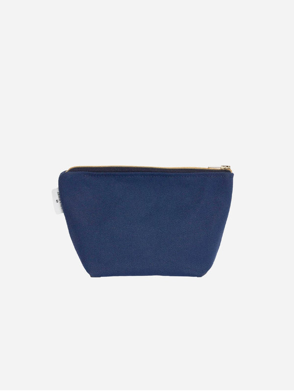Souleway Natural Cotton Canvas Cosmetic Bag | Navy Blue Navy Blue